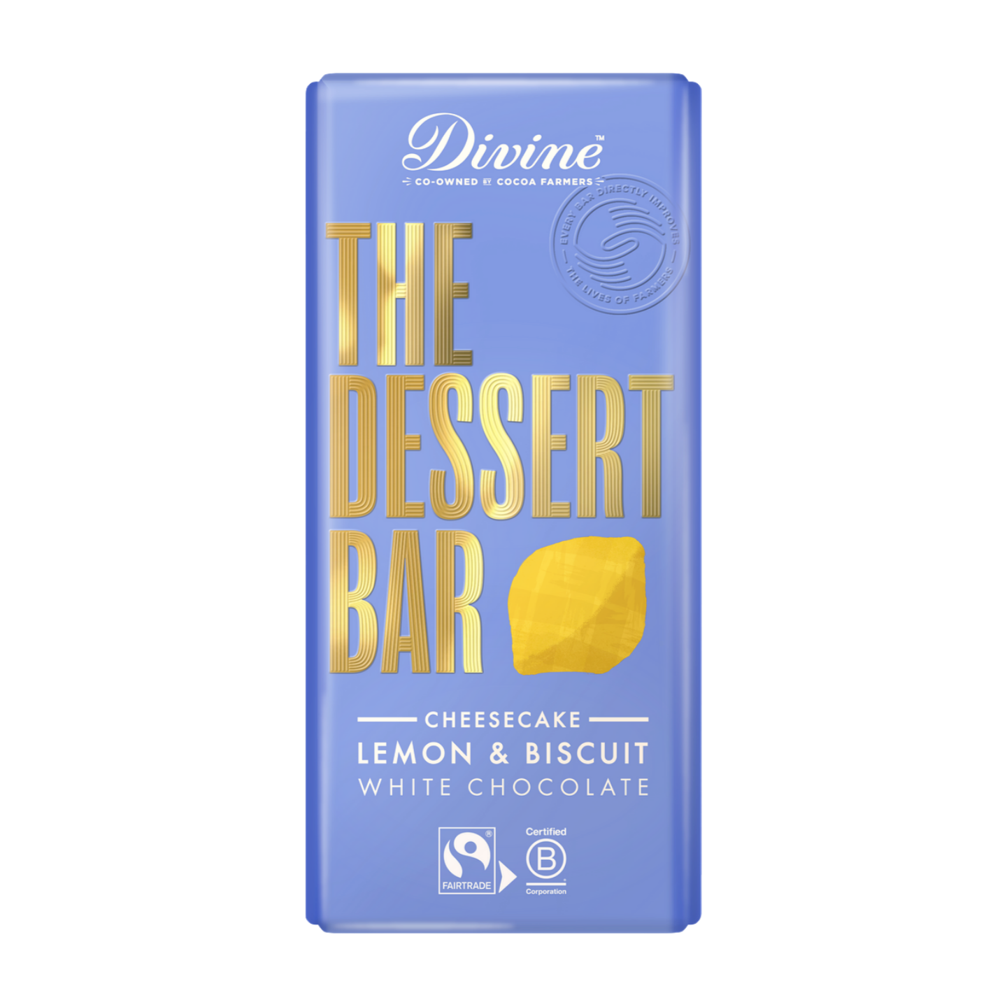 Divine White Chocolate Lemon Cheesecake Dessert Bar (180g)