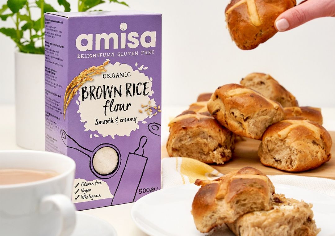 Amisa Organic Brown Rice Flour (500g)