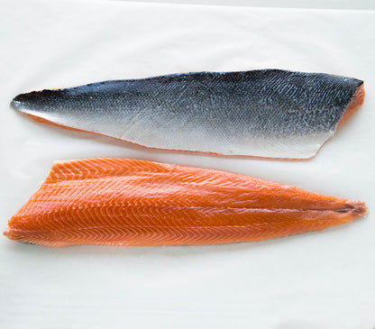 Fresh Scottish Salmon 2 x 200g steaks (skin on, includes backbone) Serves 2