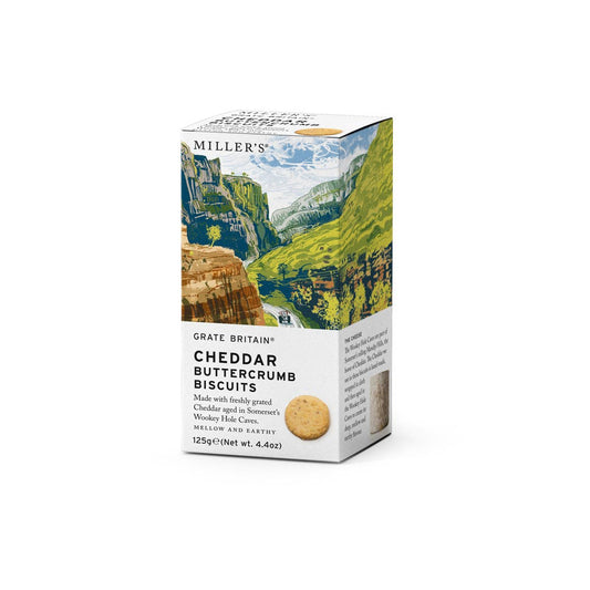 Artisan Biscuits Grate Britain® Cheddar Buttercrumbed Biscuits (125g)