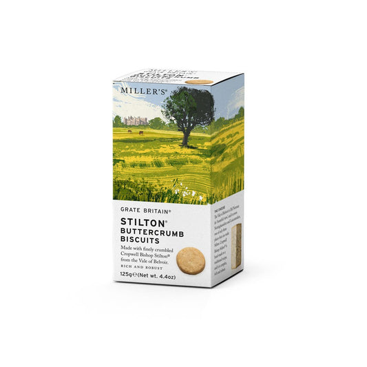 Artisan Biscuits Grate Britain® Stilton Buttercrumb Biscuits (125g)