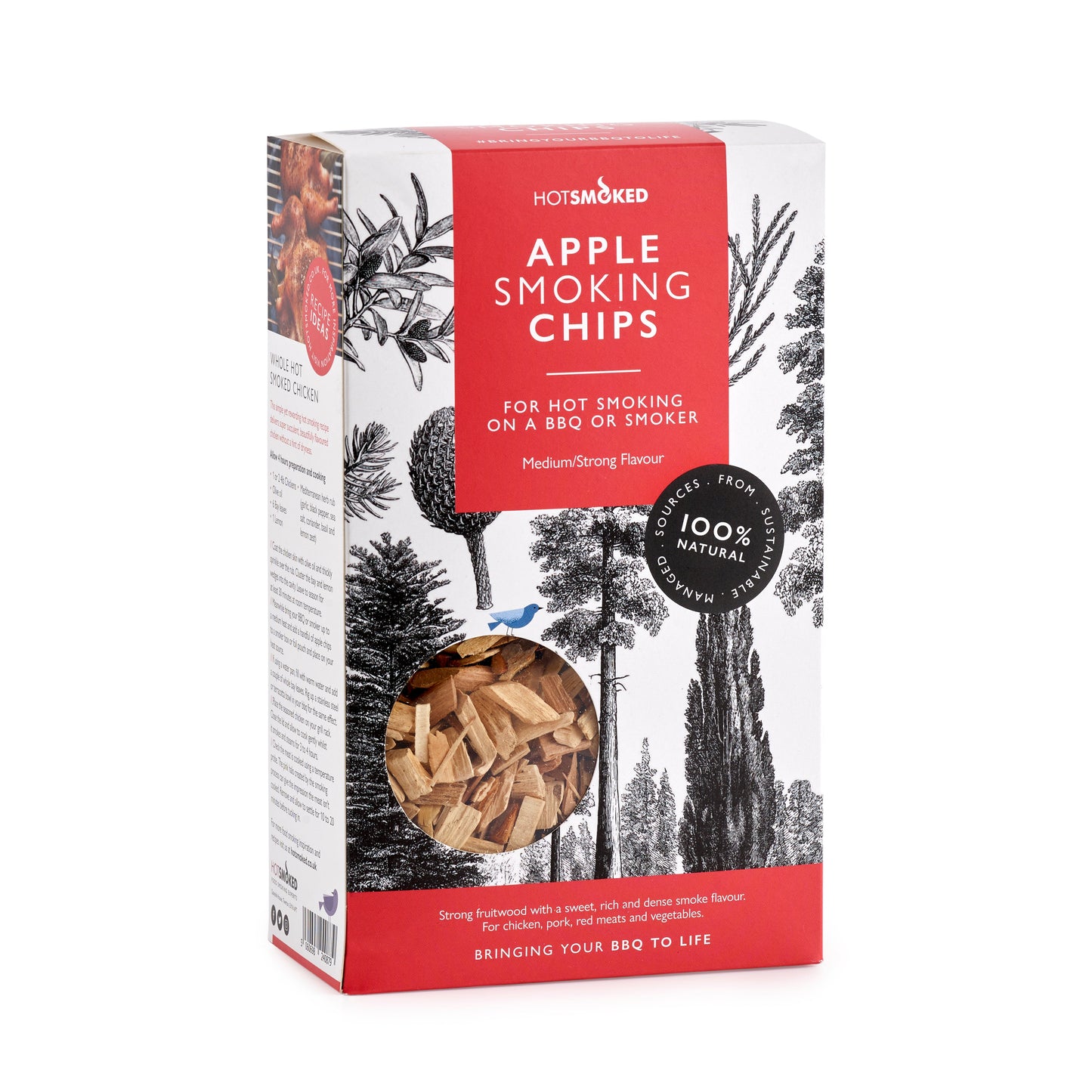 Hot Smoked Apple Smoking Chips