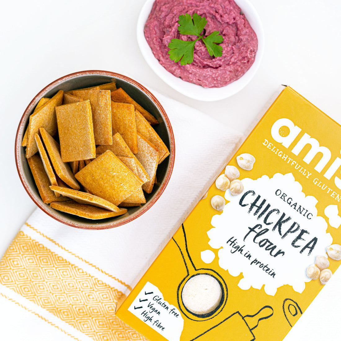 Amisa Organic Chickpea Flour (400g)