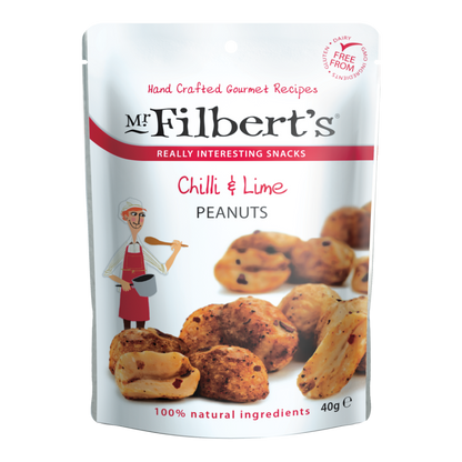 Mr Filbert's Chilli & Lime Peanuts Pocket Snacks (40g)