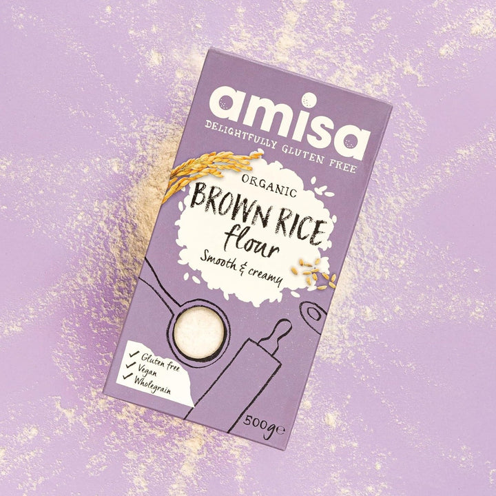 Amisa Organic Brown Rice Flour (500g)