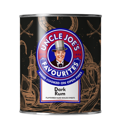 Uncle Joe's Dark Rum Boiled Sweets (120g)