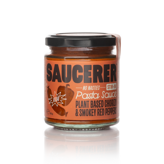 Saucerer Plant Based Chorizo & Smoky Peppers Pasta Sauce (190g)